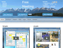 Tablet Screenshot of freemeeting.com